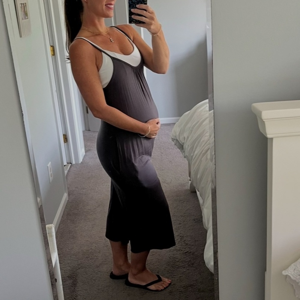 Cropped jumpsuit 🩶